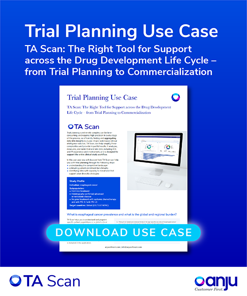 Trial Planning Use Case. TA Scan: The Right Tool for Support across the Drug Development Life Cycle – from Trial Planning to Commercialization