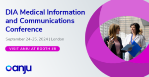 Anju Software exhibits at DIA Med Info in London September 2024