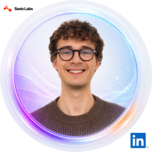 Mathis Renier, Co-Founder of Savio Labs and AI Unit Lead at Valsoft, speaker for the Voice Intake for IRMS MAX Medical Information webinar.